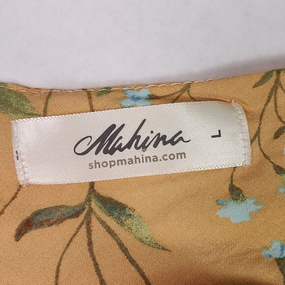 Mahina Boutique Floral Colorful dress Size Large - Picture 5 of 6